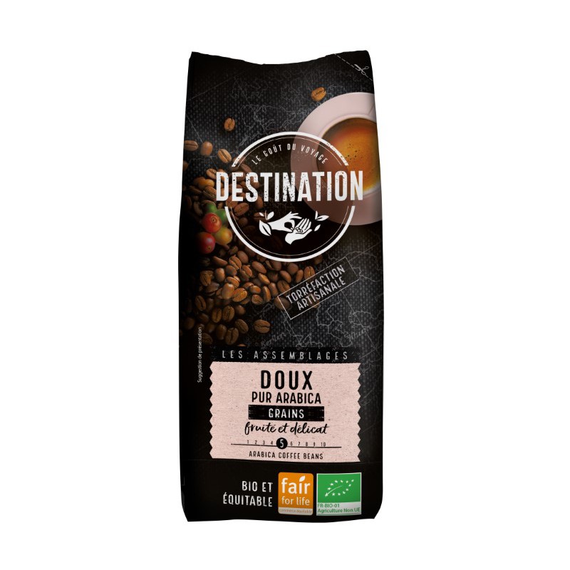 Offre Découverte Café en Grains Arabica Doux - Torréfaction Moyenne  Artisanale - 4 x 125g